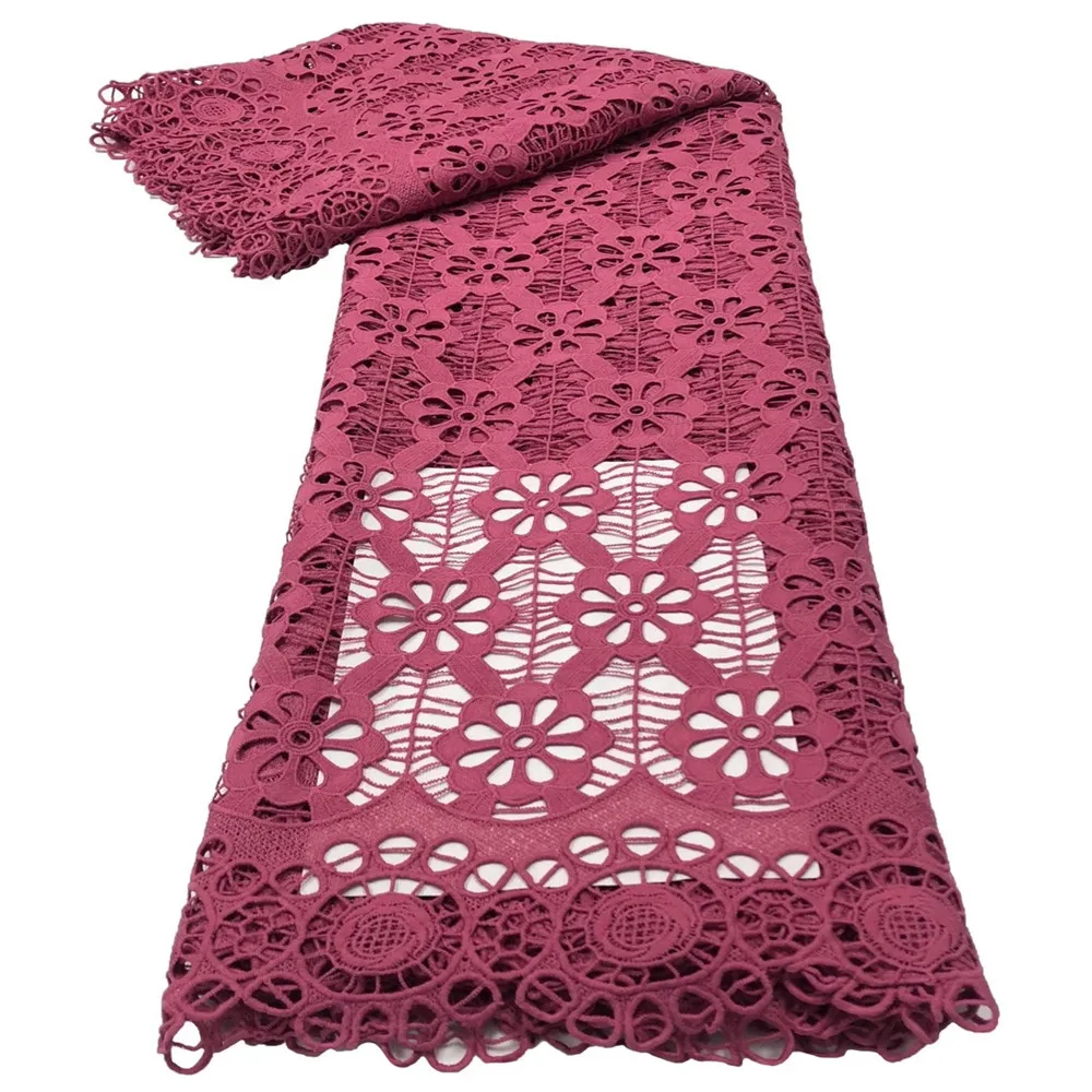 

Soso Nigerian French Lace Fabric 2020 High Quality Lace With Blue New Design African Guipure Lace Fabric For Party Sewing