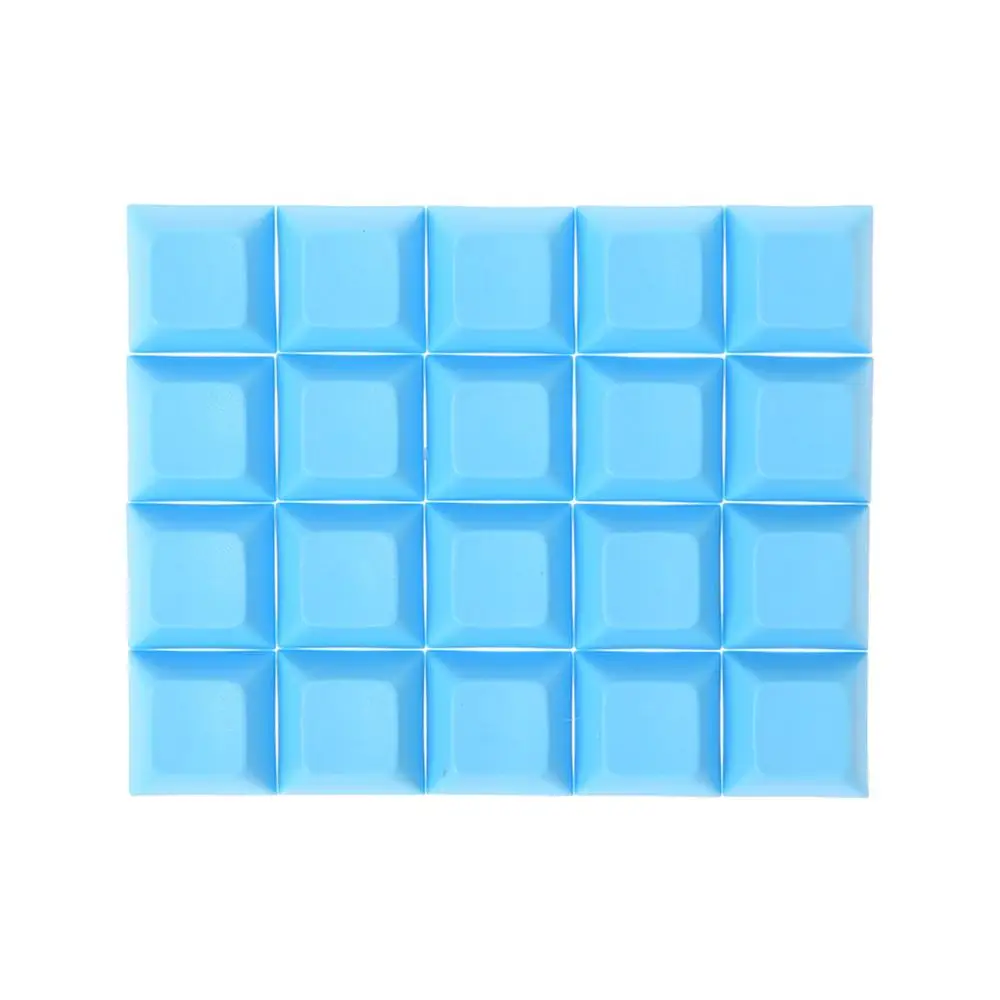 Пустые напечатанные колпачки клавиш PBT DSA 1u для игровой механической