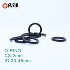 Уплотнительное кольцо CS2mm EPDM ID 3031323334353637383940*2 мм 50 шт. уплотнительное кольцо уплотнение выхлопное крепление резиновый изолятор втулка