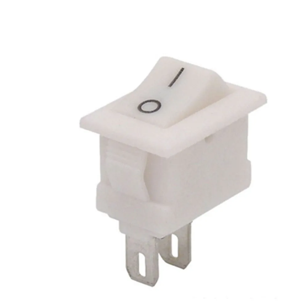 15pcs Mini Rocker Switch SPST Black and Red Snap in Switches Button AC 250V 3A / 125V 6A 2 Pin I/O 10*15mm On-off KCD11 | Обустройство