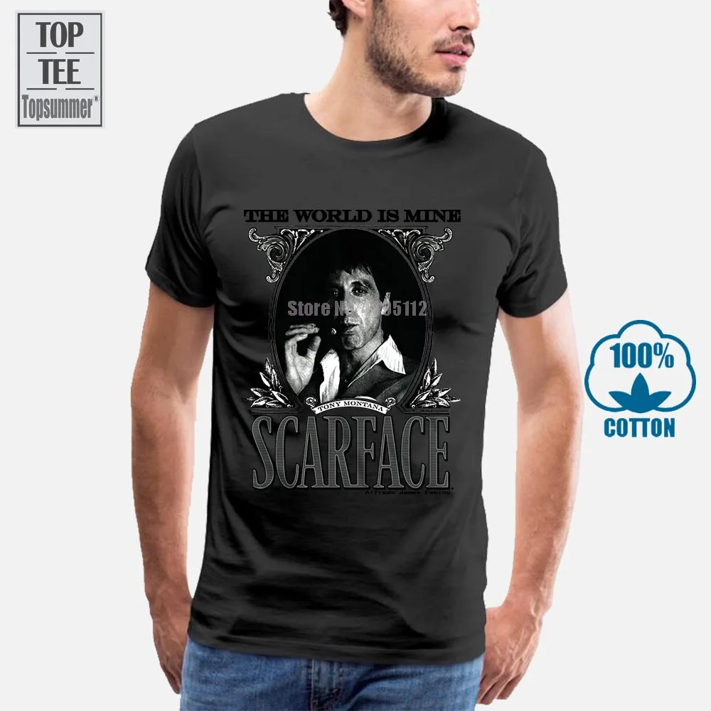 Высокое качество персональный Scarface The World Is Mine Crime Movie Al Pacino как Тони Монтана