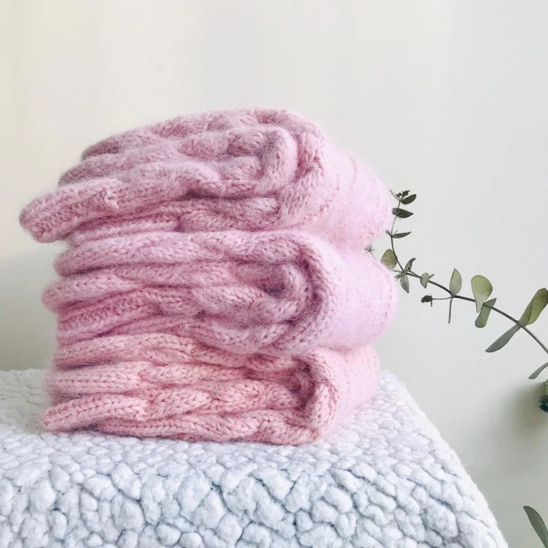 

Autumn And Winter New Mohair Knitted Socks Home Slouchy Warm Keeper For Women Fashion Thick Foot Wearing