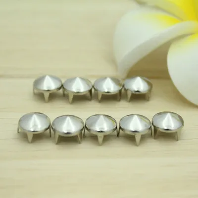 Коническая палатка 6 10 мм фотоэлемент с заклепками головка для ногтей 4 когтя