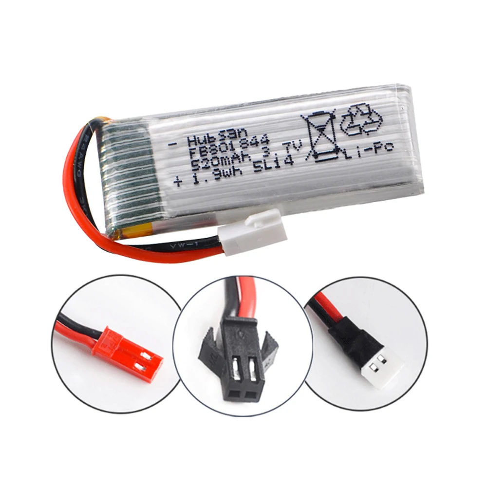 4 шт. литий-полимерные аккумуляторы 3 7 в 520 мАч | Игрушки и хобби