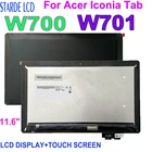 ЖК-дисплей 11,6 дюйма для Acer Iconia Tab W700 W701, сенсорный экран, панель, дигитайзер, стекло в сборе для Acer Iconia Tab W700, ЖК-дисплей