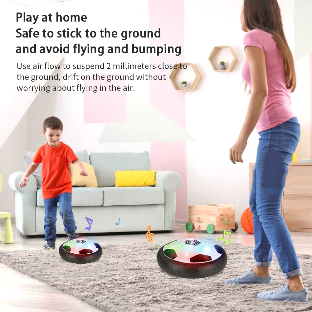 Fun Hover Футбол светодиодный светильник мигающий воздушный мощный футбольный