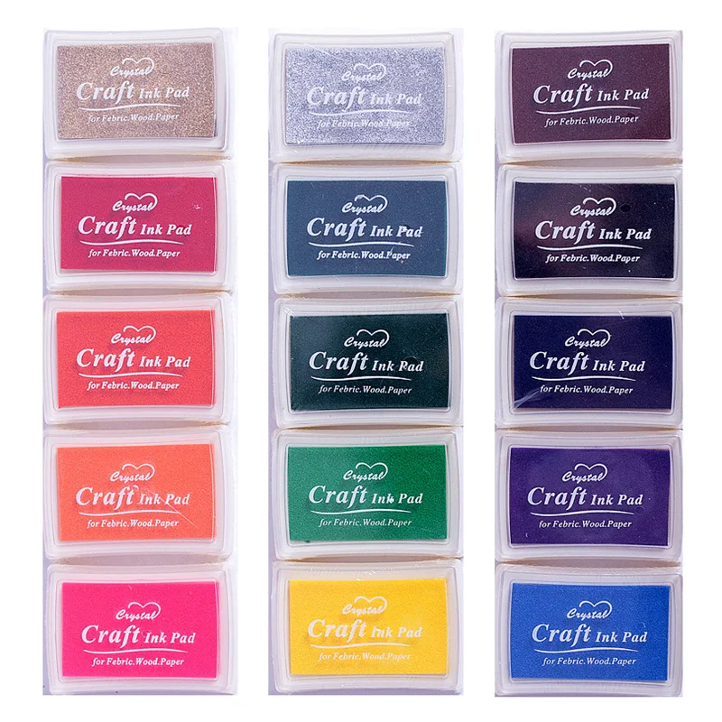 Всего 15 шт./компл. чернильный коврик креативные самоклеящиеся каучуковые марки