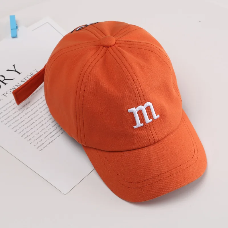 Бейсболка детская в стиле хип-хоп с вышитыми буквами M | Аксессуары для одежды