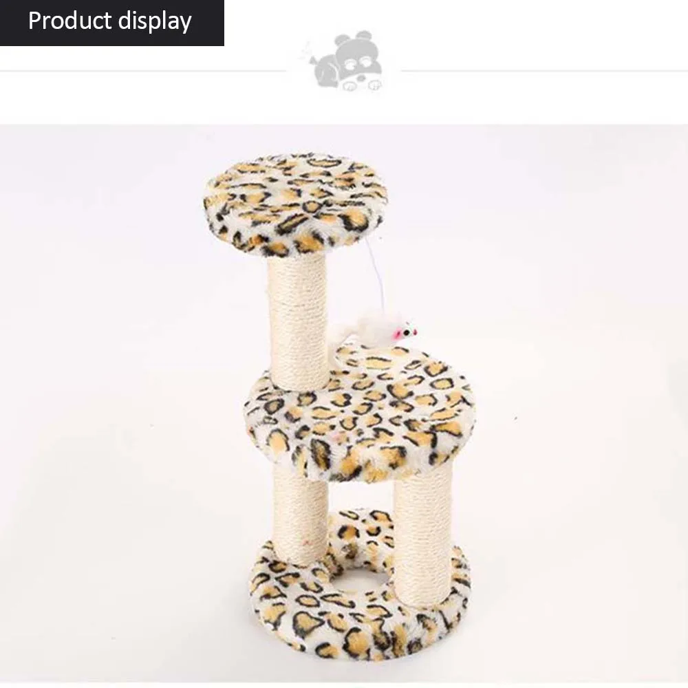 Игрушка для кошек Sisal трехслойная Когтеточка скалолазания прыгающая игрушка с