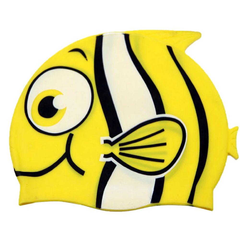 Детская Плавательная шапочка для малышей силиконовая дайвинга с милыми