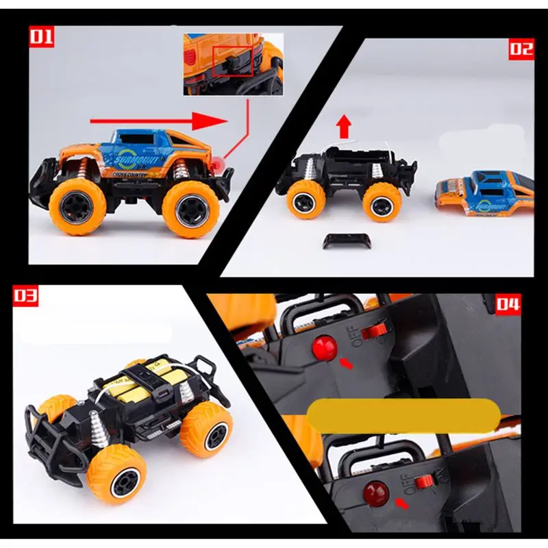 6 дюймов красочный Монстр грузовики Дистанционное управление автомобиль RC для