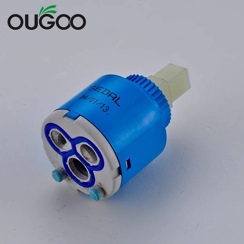 

OUGOO SEDAL 35mm Faucet Cartridge, Watersaving Replacement Ceramic Spool Water Mixer Tap Kitchen Bathroom Faucet Replace Part