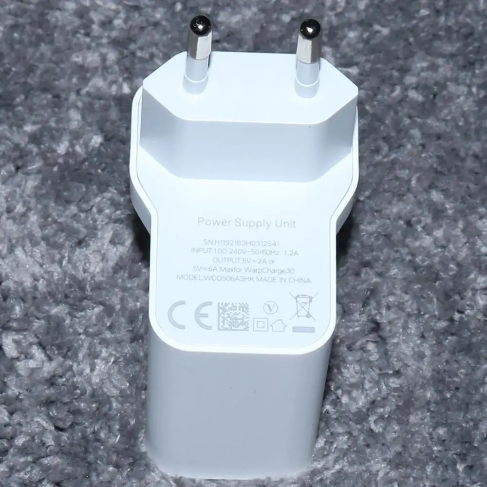 Оригинальный адаптер питания OnePlus Warp Charge 30 Вт зарядное устройство для США 5 в 6 А