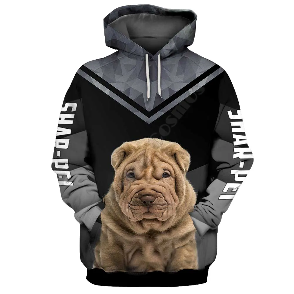 

Shar-Pei 3D Hoodies Printed Pullover Men For Women Funny Animal Sweatshirts Fashion Cosplay Apparel Sweater 02
