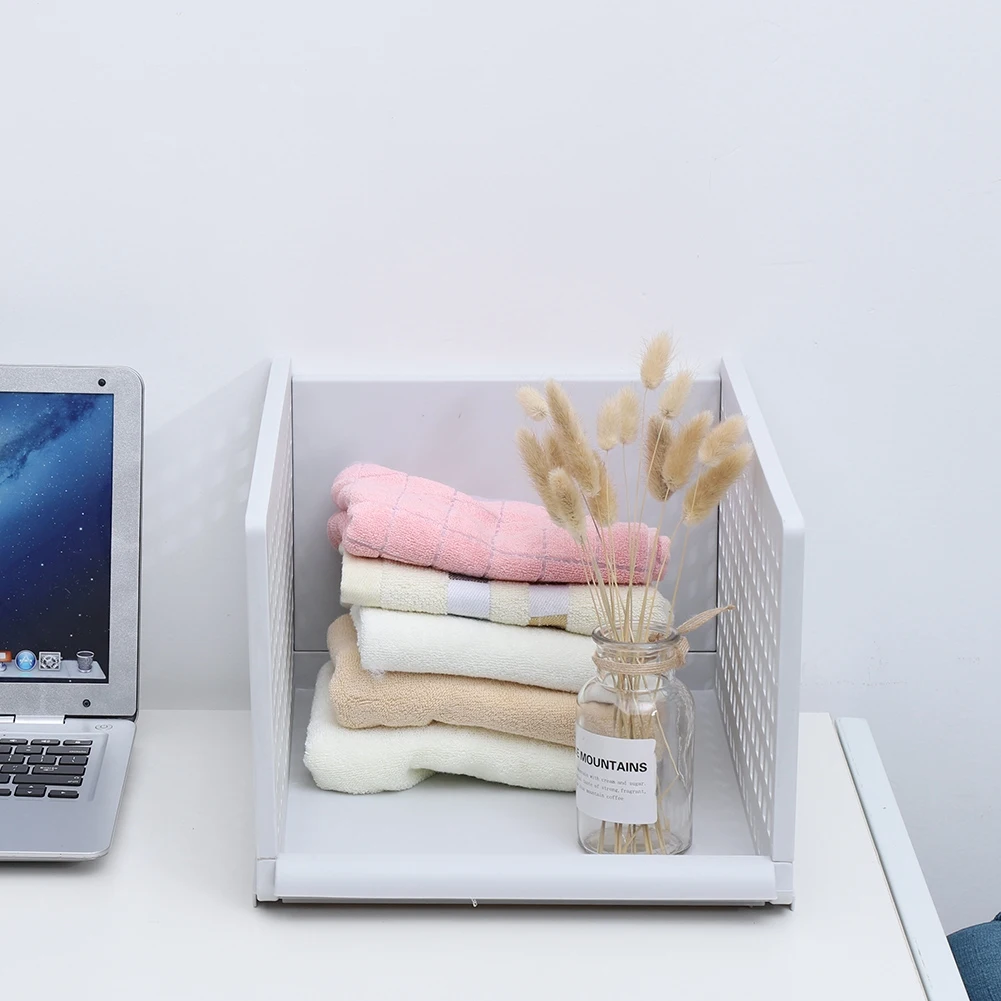 Складные стеллажи для хранения ткани в ящиках держатели органайзер шкаф стеллаж