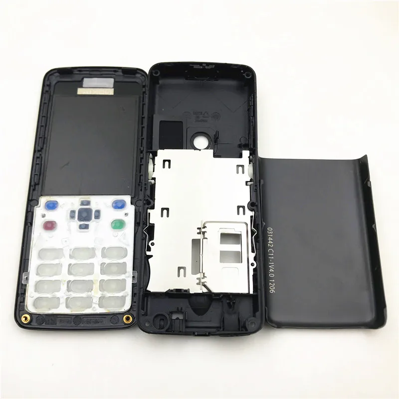 10 шт./лот для Nokia 6300 полный мобильный телефон корпус крышка дверца батарейного