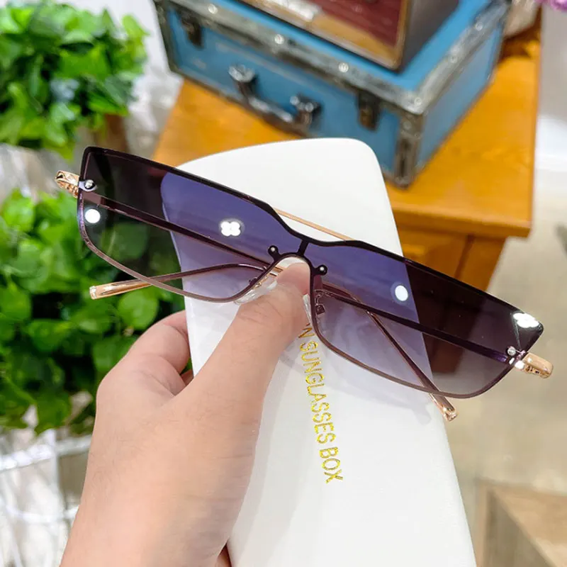 

Солнцезащитные очки «кошачий глаз» для мужчин и женщин, винтажные Роскошные брендовые дизайнерские градиентные очки