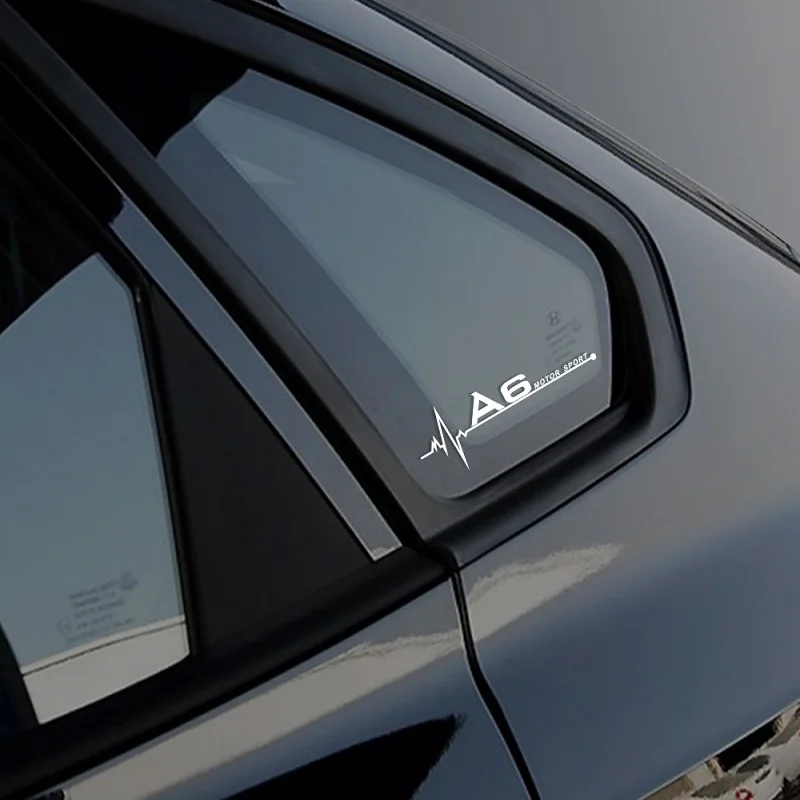Наклейка с логотипом автомобиля для Audi A1 A3 A4 A5 A6 A7 A8 Q2 Q3 Q5 Q7 TT 2 шт.|Наклейки на