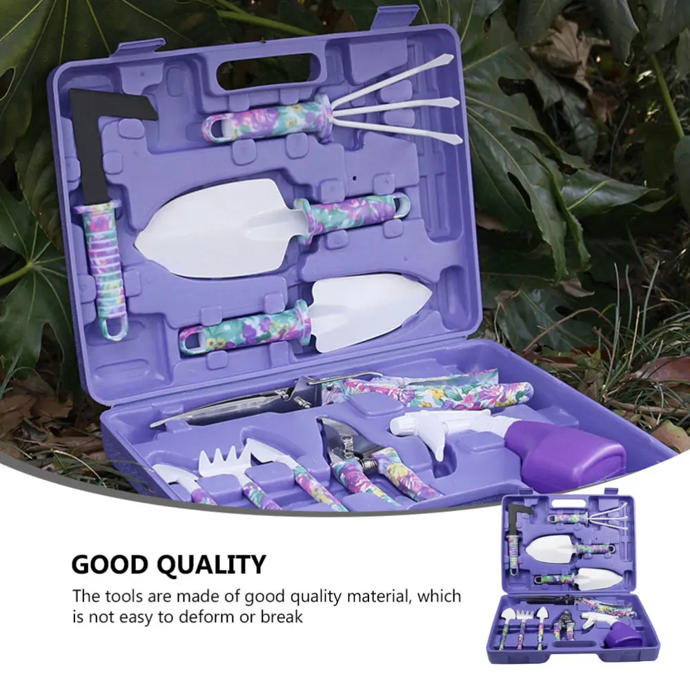 

1 Set Weed Branches Potted Trimmer Garden Planting Tool Pruning Kit (Purple)