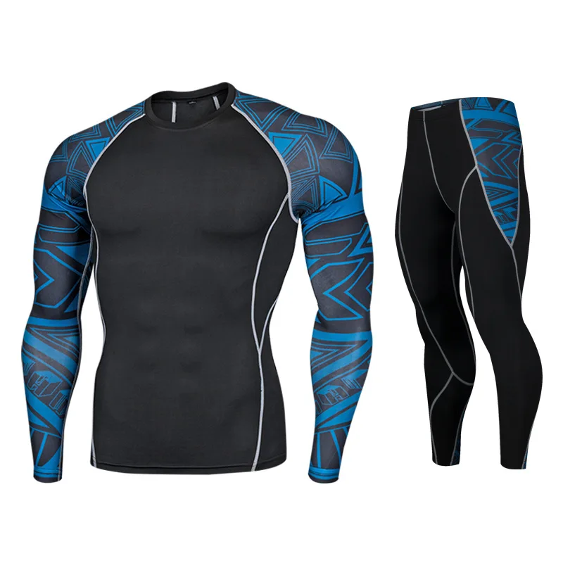 

Men's Thermal Underwear Set Motorcycle Base Layer Winter Warm Tight Long Shirts & Tops Bottom Suit t shirts and pants trousers