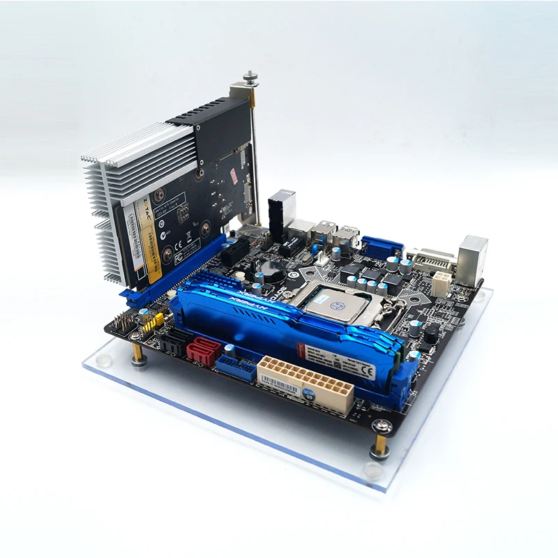 Прозрачный акриловый чехол для компьютера ITX сделай сам MATX настольного ПК