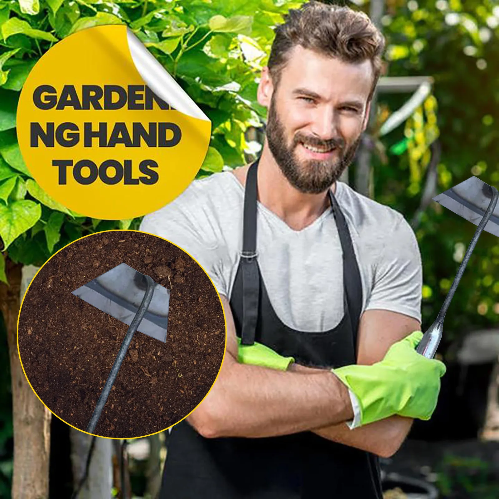 Садовый инструмент для уличной фермы садовый копания овощей и цветов двойного