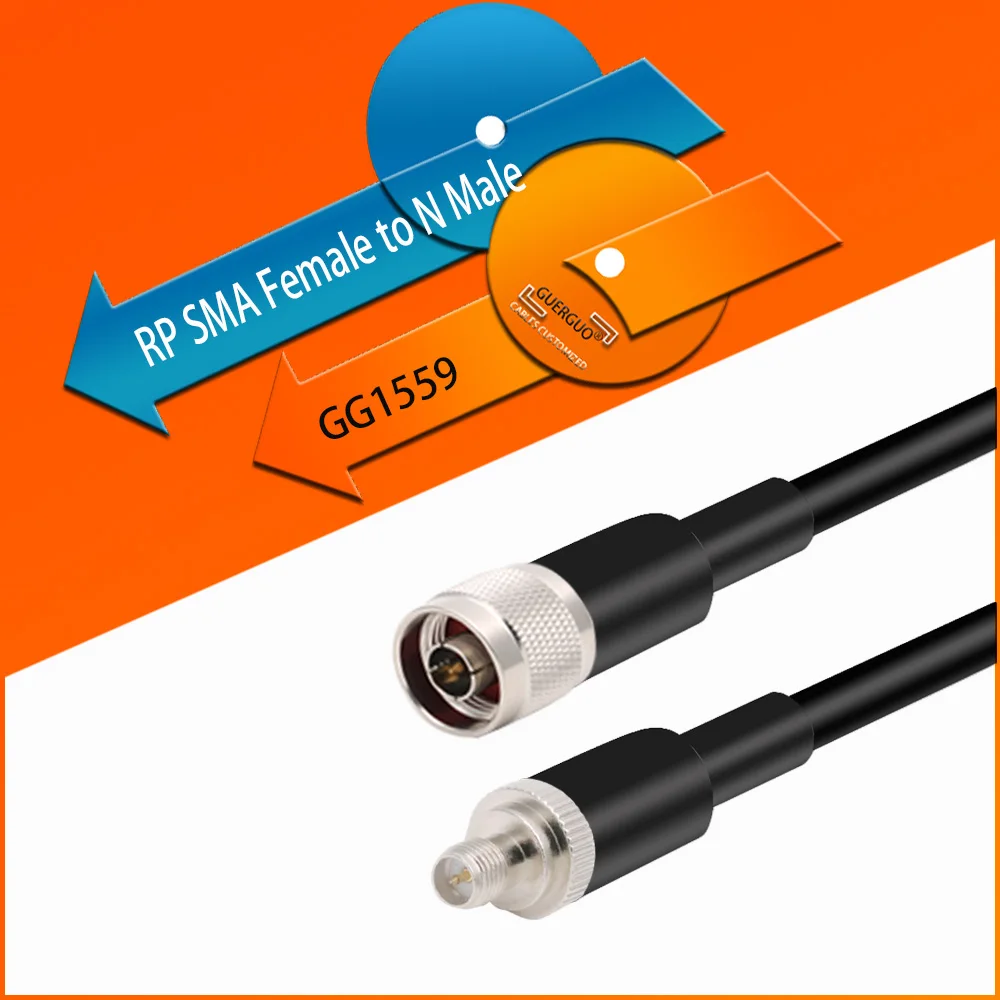 Кабель LMR400 50 Ом RP SMA штекер к N Штекер RF коаксиальный удлинитель перемычка косичка