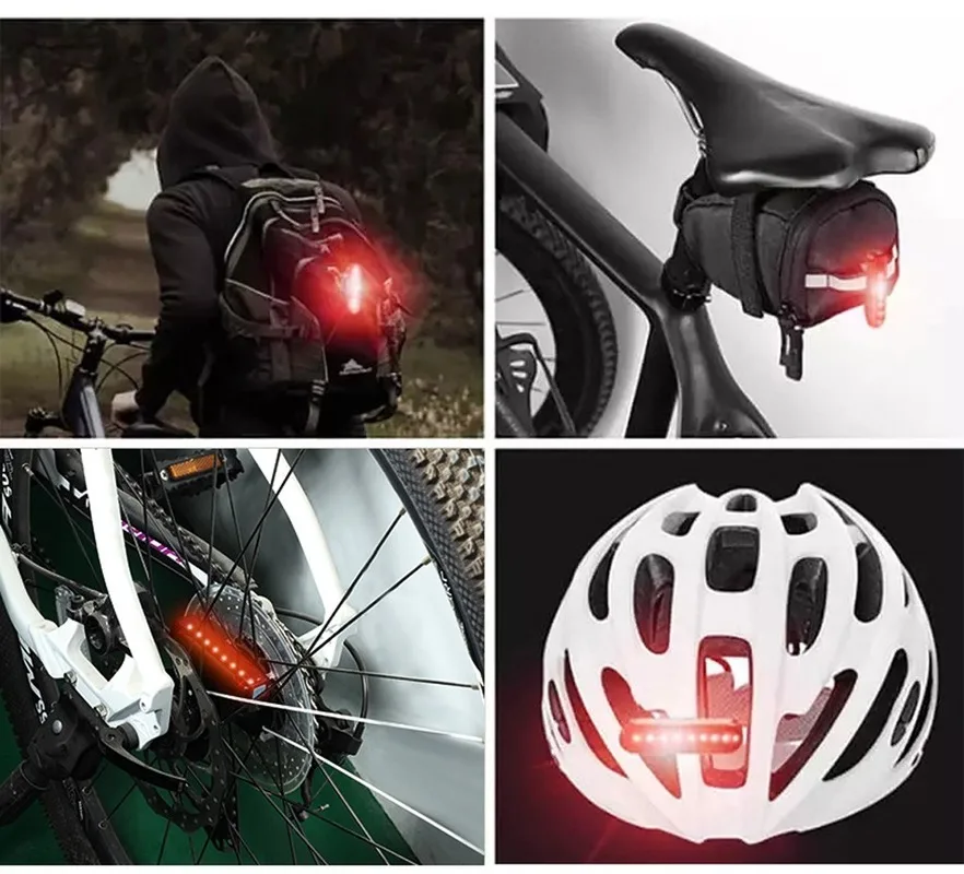 

Bike Riding Accessories USB Rechargeable LED Bicycle Light Mountain Bike Front Light Rear Tail Light Set