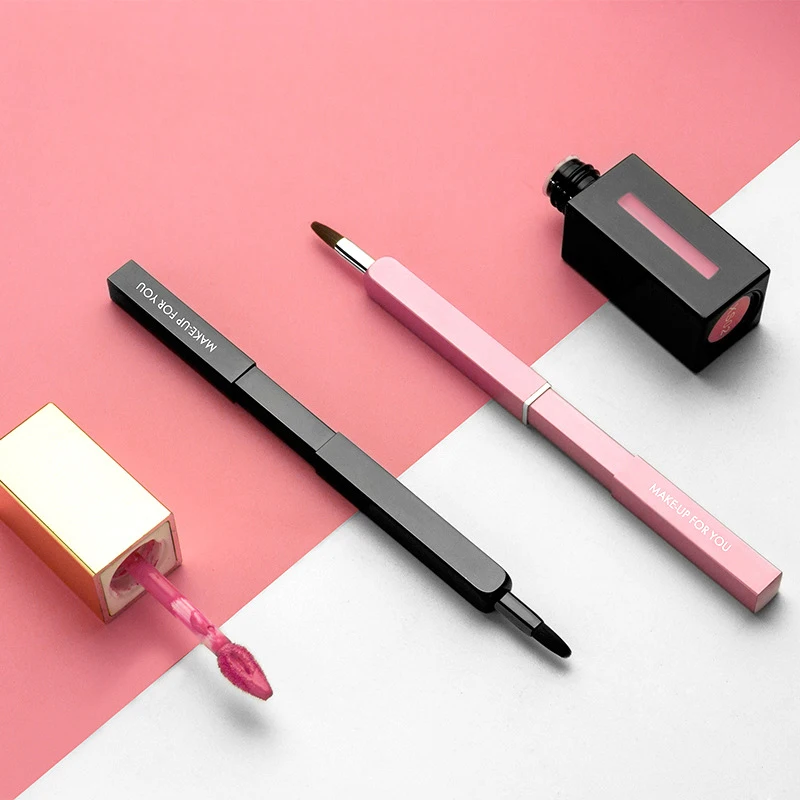 Переносная кисточка для губ Мягкая косметическая кисть блеск одна голова