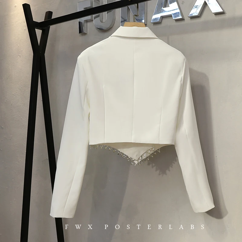 Осенняя одежда 2021 новинка модный шикарный дизайн изысканный двубортный Блейзер