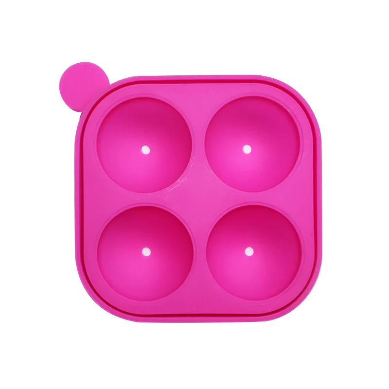 Силиконовая форма для леденцов с 4 палочками 4-полочная круглая шоколада