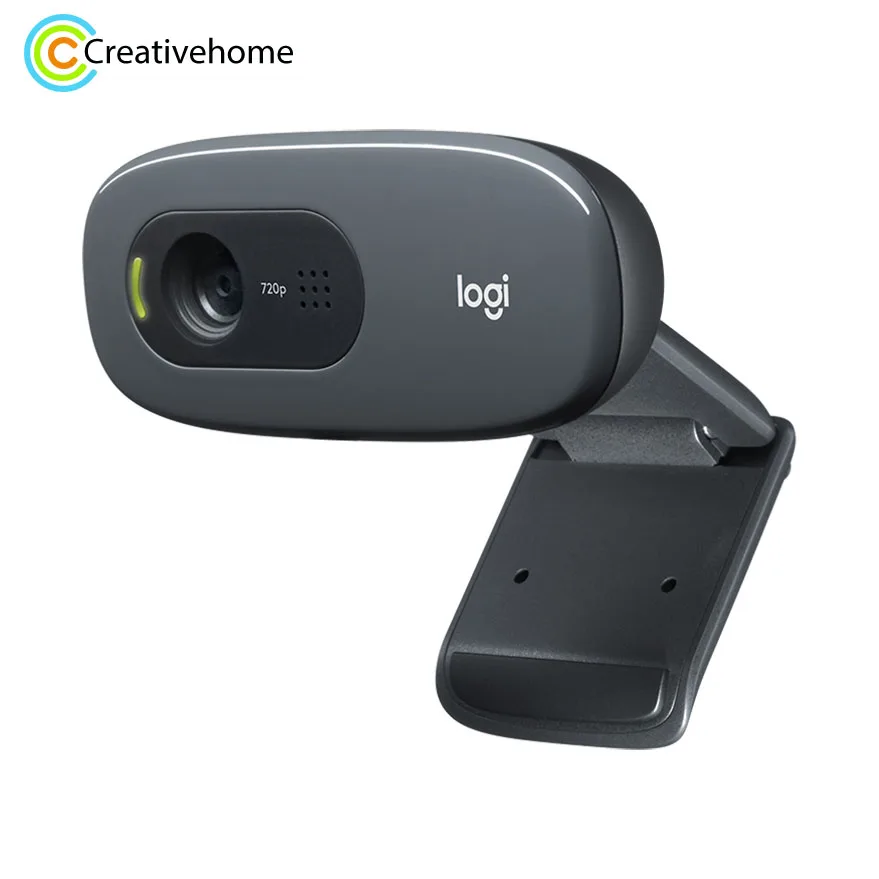 

100% Original Logitech C270 Webcam 720p/30fps HD Network Video Calls for PC Web Chat Camera Built-in Noise-canceling Microphone