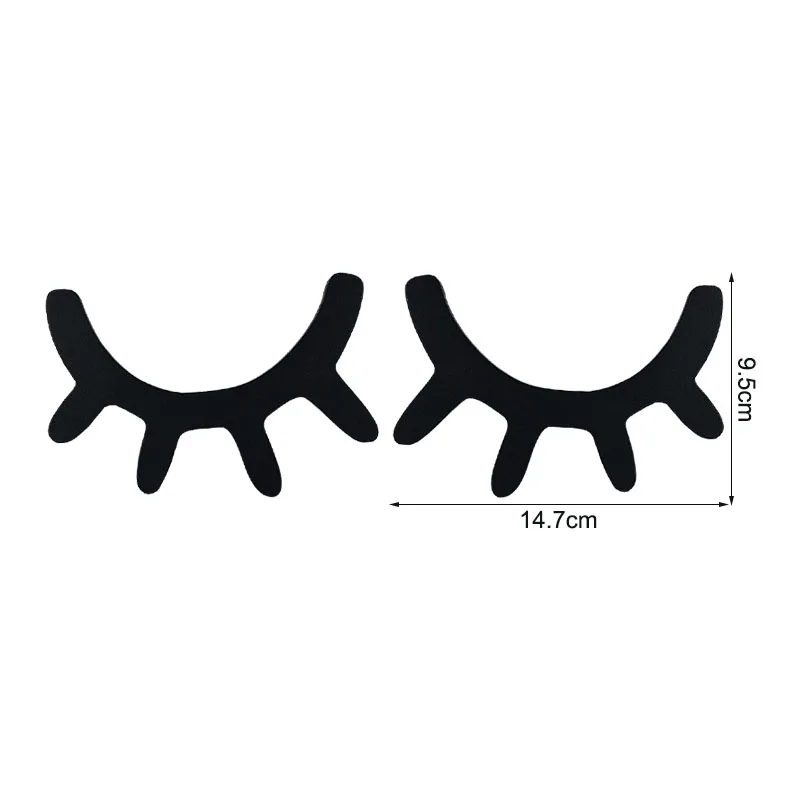 

1Pair Cute Wooden 3D Eyelash Wall Sticker Nordic Style Home Children Baby Room DIY Background Wall Sticker Decoration Kids Favor