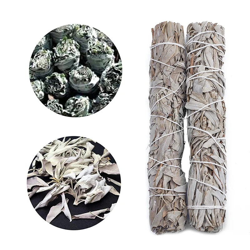 White Sage Bundle Pure Leaf Wands For Cleansing Negativity Removal Purification