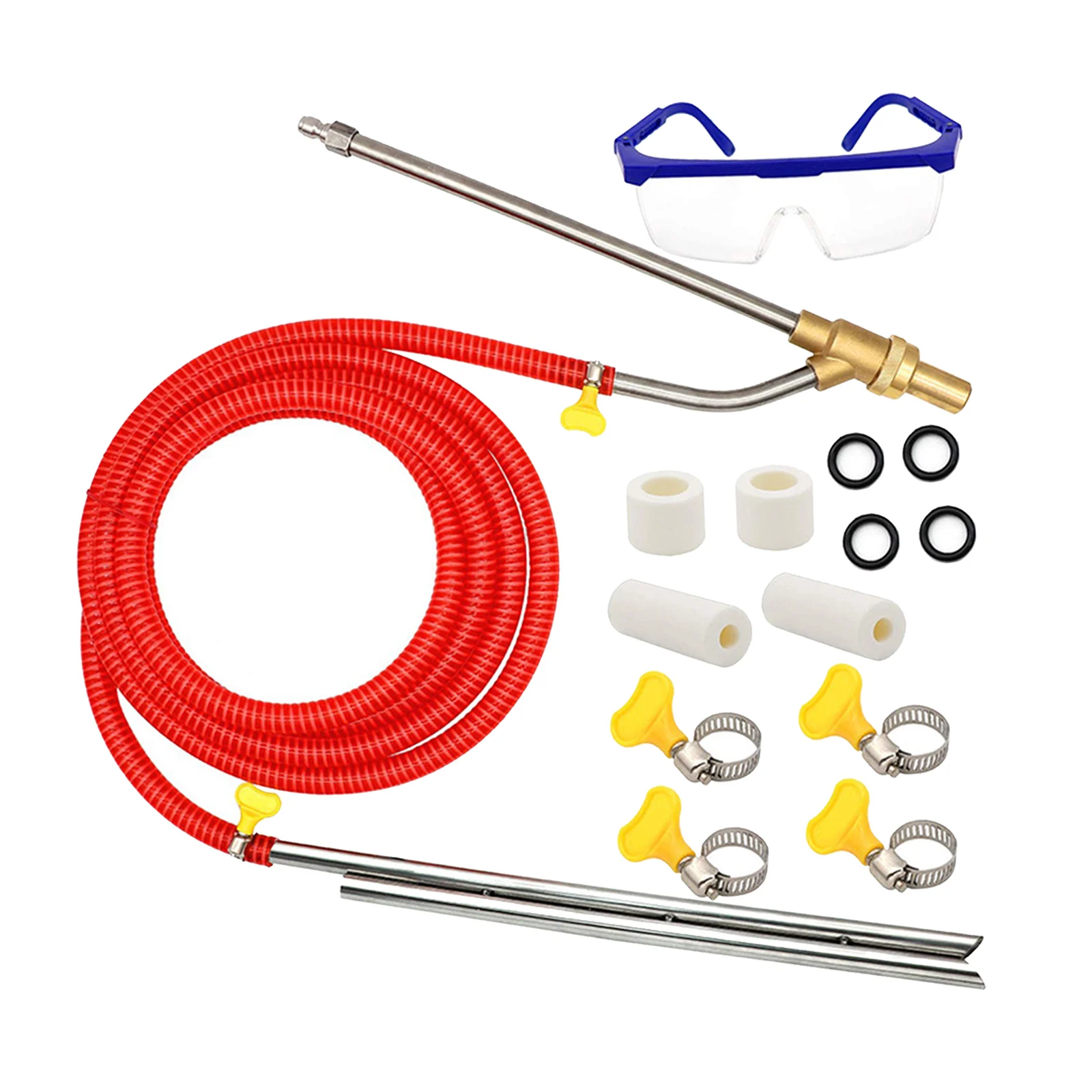 

Pressure Washer Sandblasting Kit 1/4Inch Quick Disconnect, Max Working Pressure: 5000 PSI
