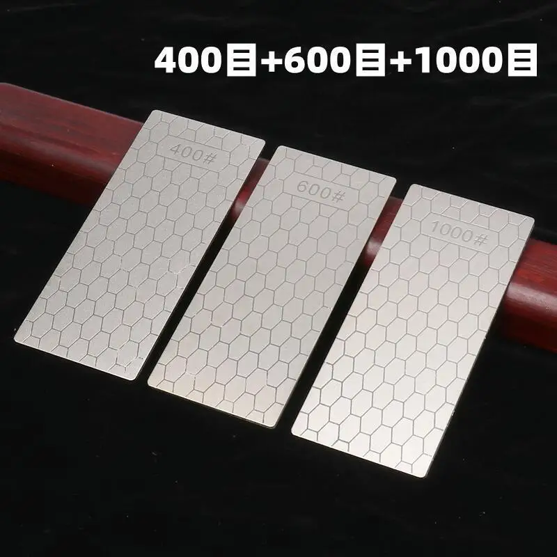 

Diamond Knife Sharpening Stone 400 600 1000 Sharpener for knives Ultra-thin Honeycomb Surface Whetstone Grindstone Tool