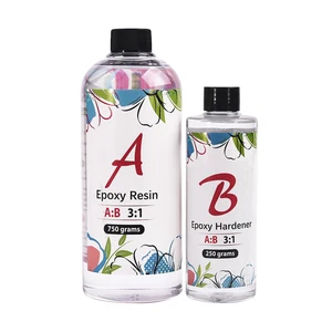 Эпоксидная смола 3:1 AB, прозрачный клей для изготовления ювелирных изделий, разные прозрачные г100 г280 г400 г