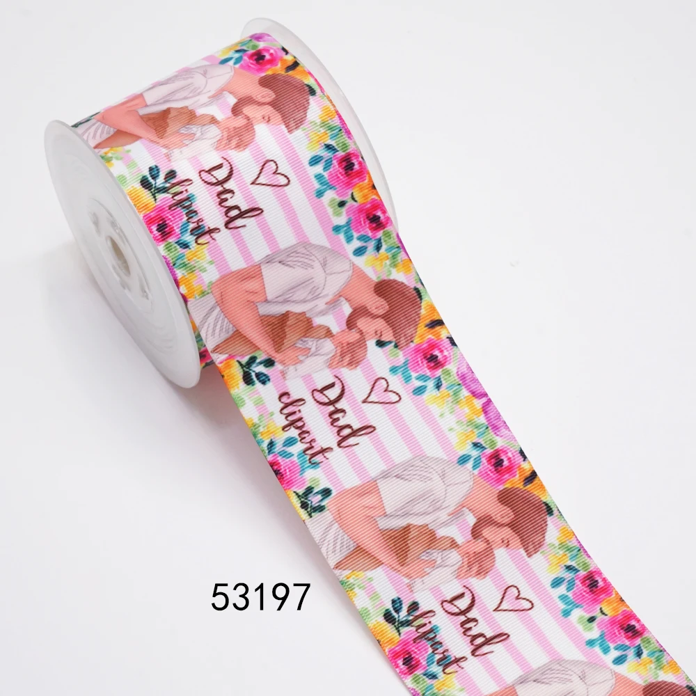 Бесплатная доставка 3 дюйма 75 мм Мультяшные печатные корсажные ленты для бантов