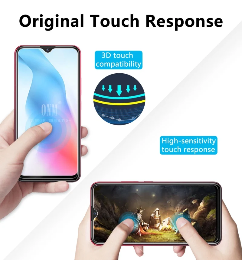 2 шт закаленное стекло для vivo Y3 Стандартная Стеклянная Защитная пленка экрана