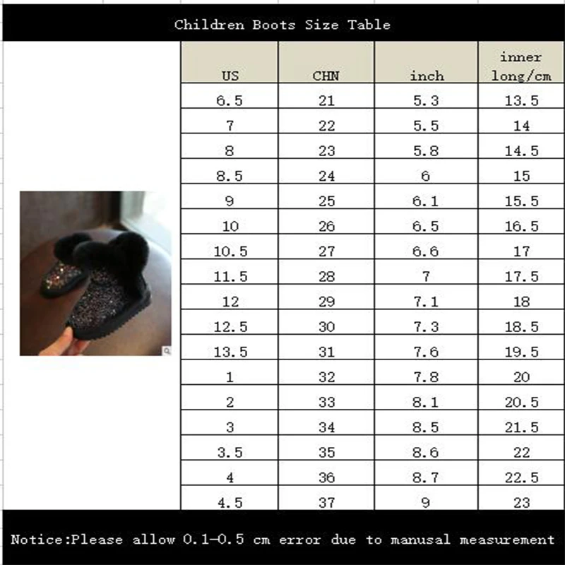 Детские зимние ботинки для девочек с кроличьим мехом Детская Хлопковая обувь из