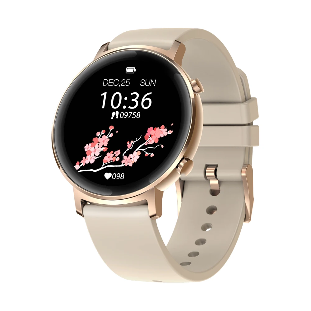 

Smart Ladies Watch Zeblaze GTR 1.3 inch IPS Full Round Color Touch Screen Support Music Control/Blood Pressure/Femal Health