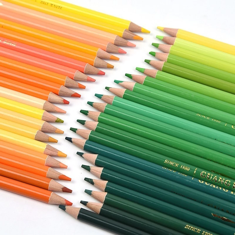 Набор профессиональных деревянных цветных карандашей 48/72/120/160/180 цветов набор