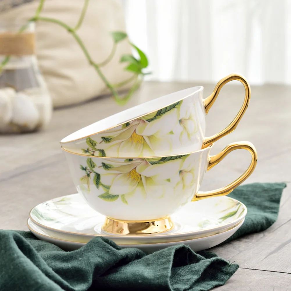 Европейский стиль с блюдцем ложка для молока кофейный набор термостойкий