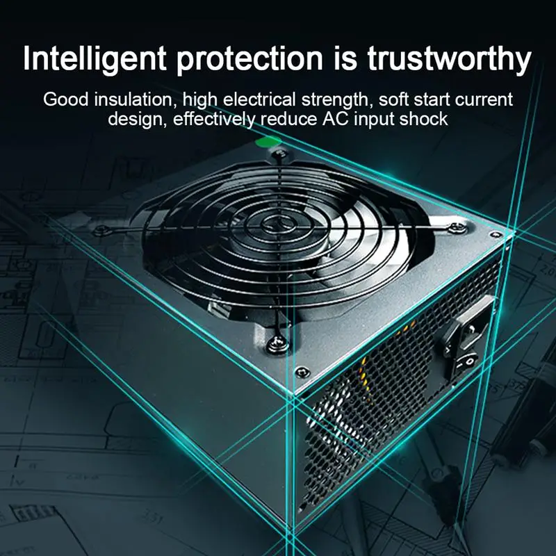 

1800W PSU ATX Mining Power Supply 180V-265V ETH Asic Bitcoin Miner Ethereum Mining Power Supply Support 8 Graphics Card