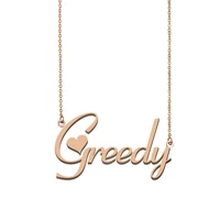 greedy name necklace custom name necklace for women girls best friends birthday wedding christmas mother days gift
