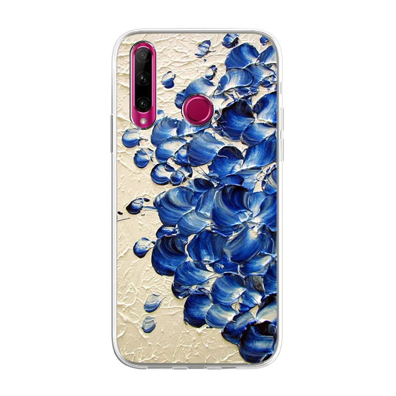 

Wolf and Flower Printing Phones Case for Huawei TPU Back Phone Case P30 P20 Lite P40 10 Smart Nova 6 Coque Cover Case Silicone