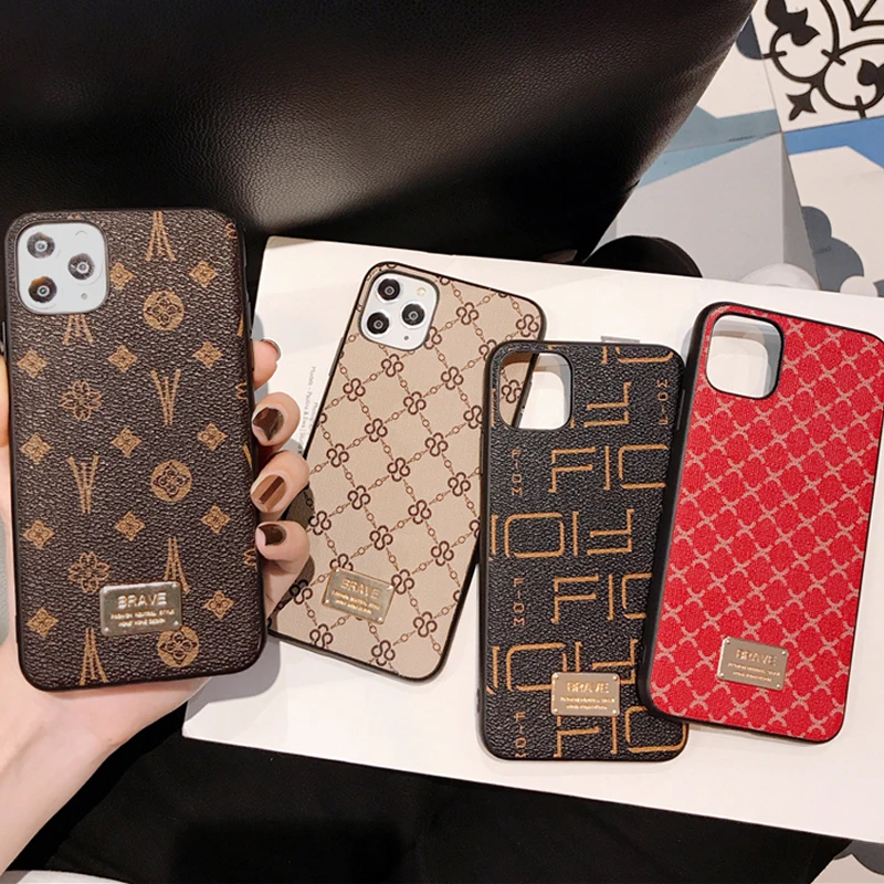 Роскошный брендовый кожаный чехол с цветами для Apple iPhone 12 11 Pro Max XR XS Mini 8 7 6S Plus