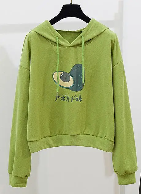 green fleece Осенние толстовки с капюшоном, свободные джинсовые штаны с капюшоном, Новая зеленая куртка с капюшоном авокадо, флисовая женская повседневная одежда из 2 предметов, комплект одежды, брюки - Цвет: green fleece