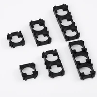 10pcslot 18650 lithium plastic battery holder safety anti vibratio cylindrical cell battery stand bracket for diy fixed battery
