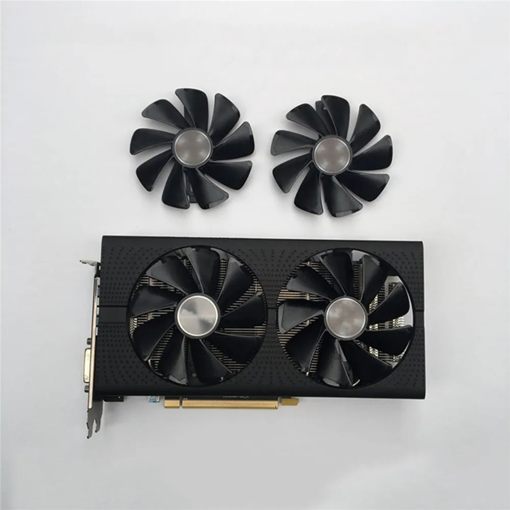 Кулер для видеокарты Sapphire RX470 RX480 RX570 RX580 RX590 аксессуары кулера GPU | Электроника